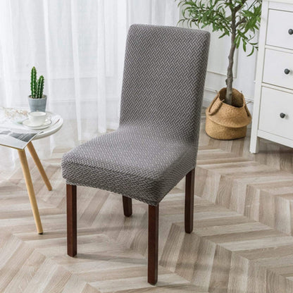 Sierra Stuhlbezug - Hochstretch Jacquard-Samt, Pflegeleicht 9