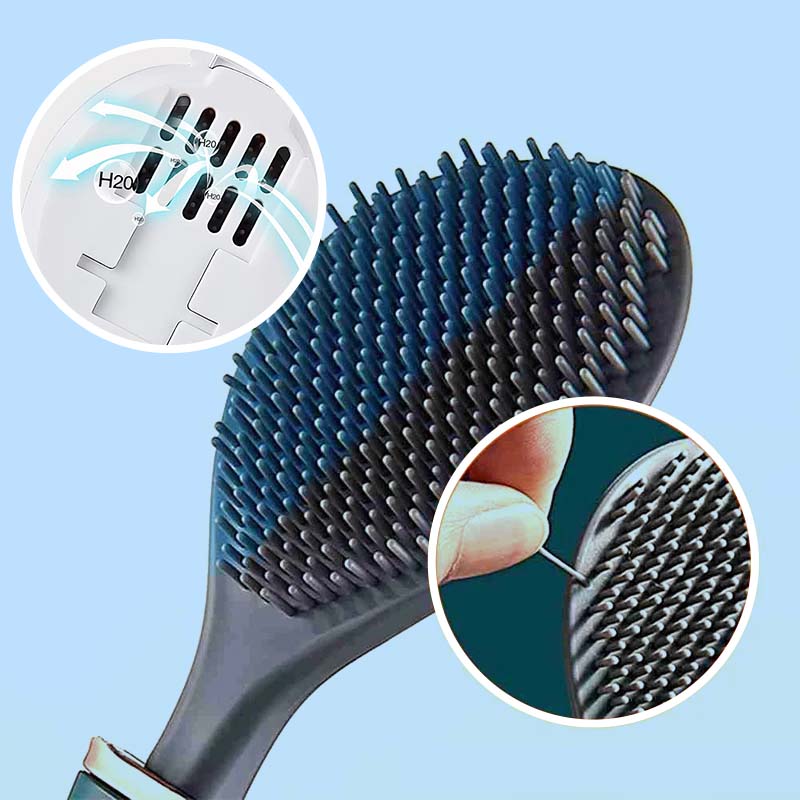 Sileo Klobürste - Flexibler Silikonkopf, Wandmontage 2