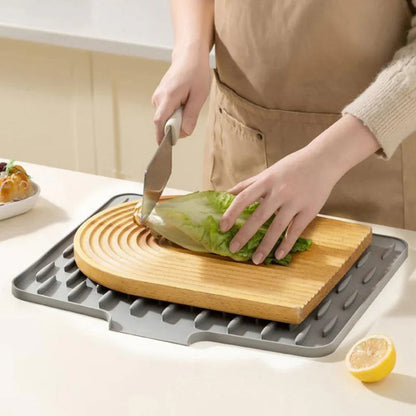 SiliCool Abtropfmatte - Lebensmittelechtes Silikon, Multifunktional für Spüle 4