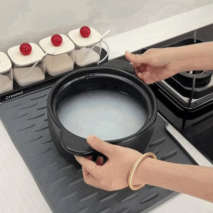 SiliCool Abtropfmatte - Lebensmittelechtes Silikon, Multifunktional für Spüle 5