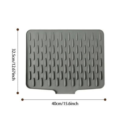 SiliCool Abtropfmatte - Lebensmittelechtes Silikon, Multifunktional für Spüle 8
