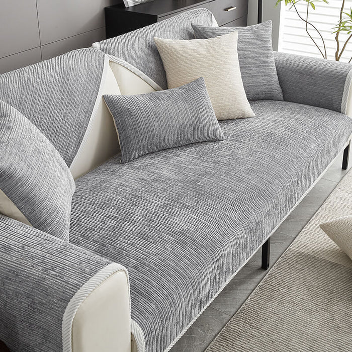 NordWeave™ - Chenille Sofaüberwurf - Skandinavischer Stil - Rutschfeste Unterseite