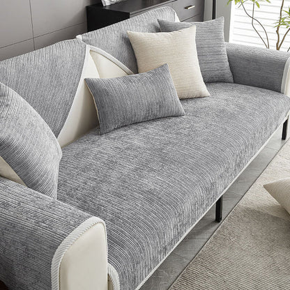 NordWeave™ - Chenille Sofaüberwurf - Skandinavischer Stil - Rutschfeste Unterseite