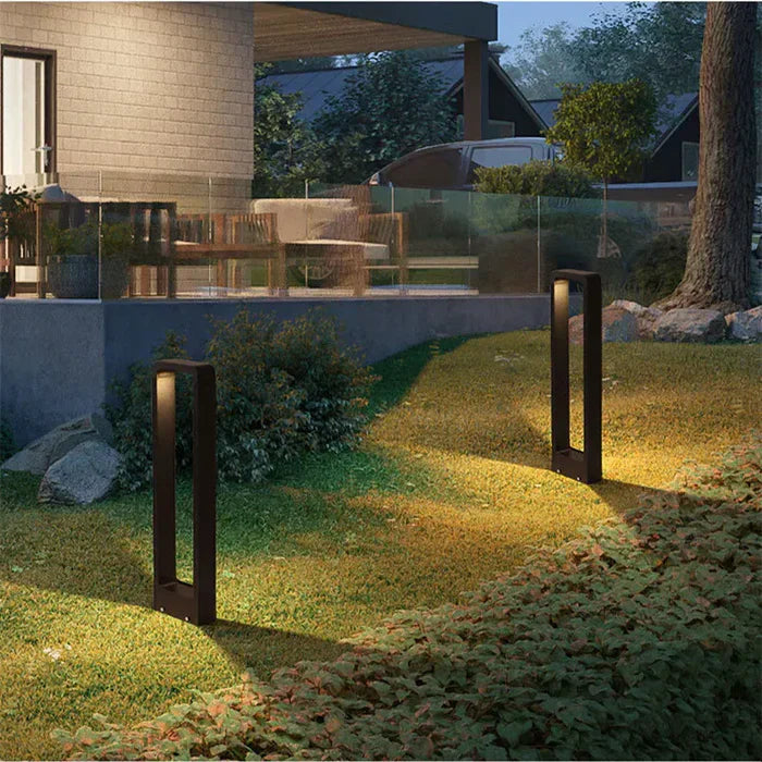 Skanlo Bodenleuchte Außen - Aluminium, Skandinavisches Design, Wetterfest 4