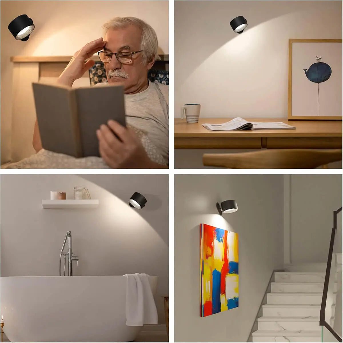 Sola Wandleuchte Innen - Kabellos, LED, Minimalistisches Design 7