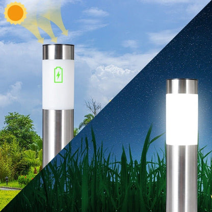 Solara Garten-Solarwegleuchte - Edelstahl, IP65 Wetterfest mit Lichtsensor 2