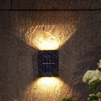 Solara LED-Solar-Außenwandleuchte - Kabellos, Wetterfest, Warmweißes Licht 3