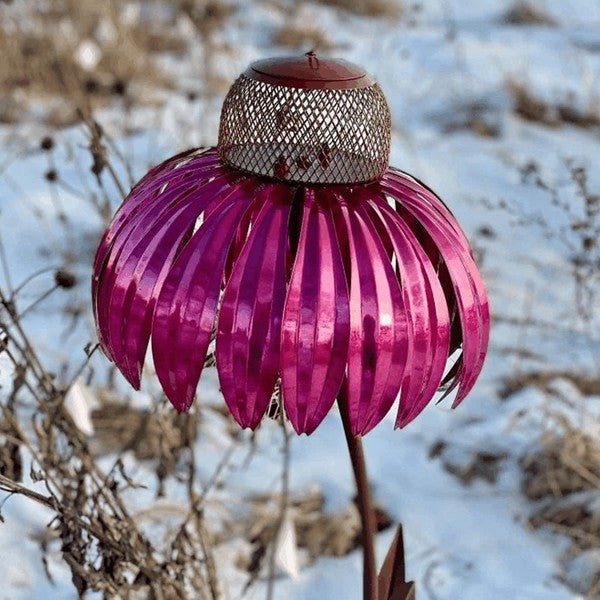 Solares Vogelfutterhaus - Robustes Metall, Wetterfest für Vögel 3