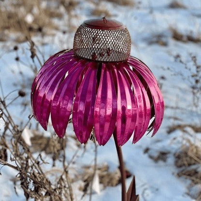 Solares Vogelfutterhaus - Robustes Metall, Wetterfest für Vögel 3