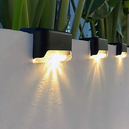 Solea Solar Terrassenlichter Set - Wetterfest, Automatisch, 4er-Set 6