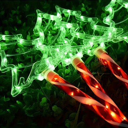 Solea Weihnachtsbaumleuchte Set - Solar LED, 5-teilig, 8 Modi 4