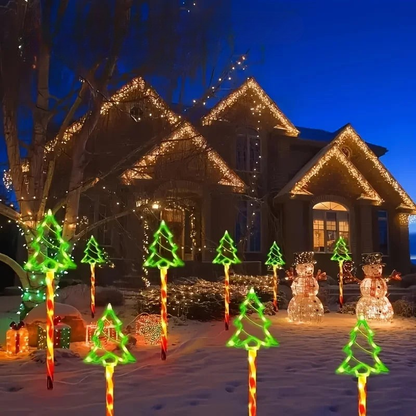 Solea Weihnachtsbaumleuchte Set - Solar LED, 5-teilig, 8 Modi 5