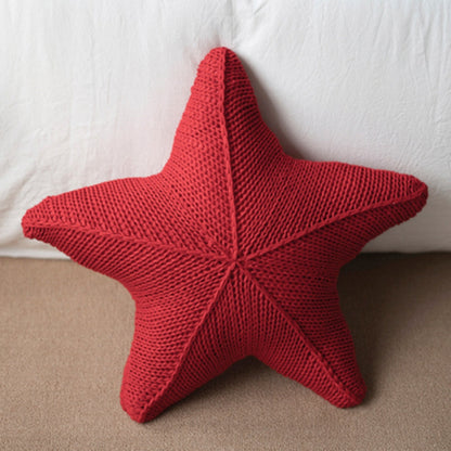 Soleil Kissen - Handgestrickt, Seestern-Design 50x50 cm 0