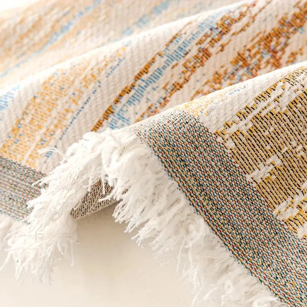 Soleil Sofabezug - Hochwertiger Chenille, Rutschfest, Gestreift 7