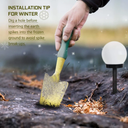 Solis Gartenlampen - Wasserdichte LED Solar Gartenleuchten, 3-teilig 3