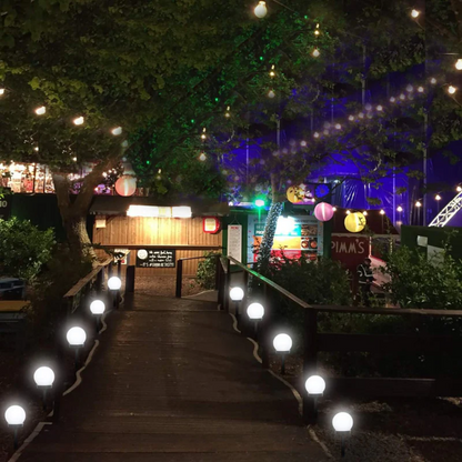 Solis Gartenlampen - Wasserdichte LED Solar Gartenleuchten, 3-teilig 6