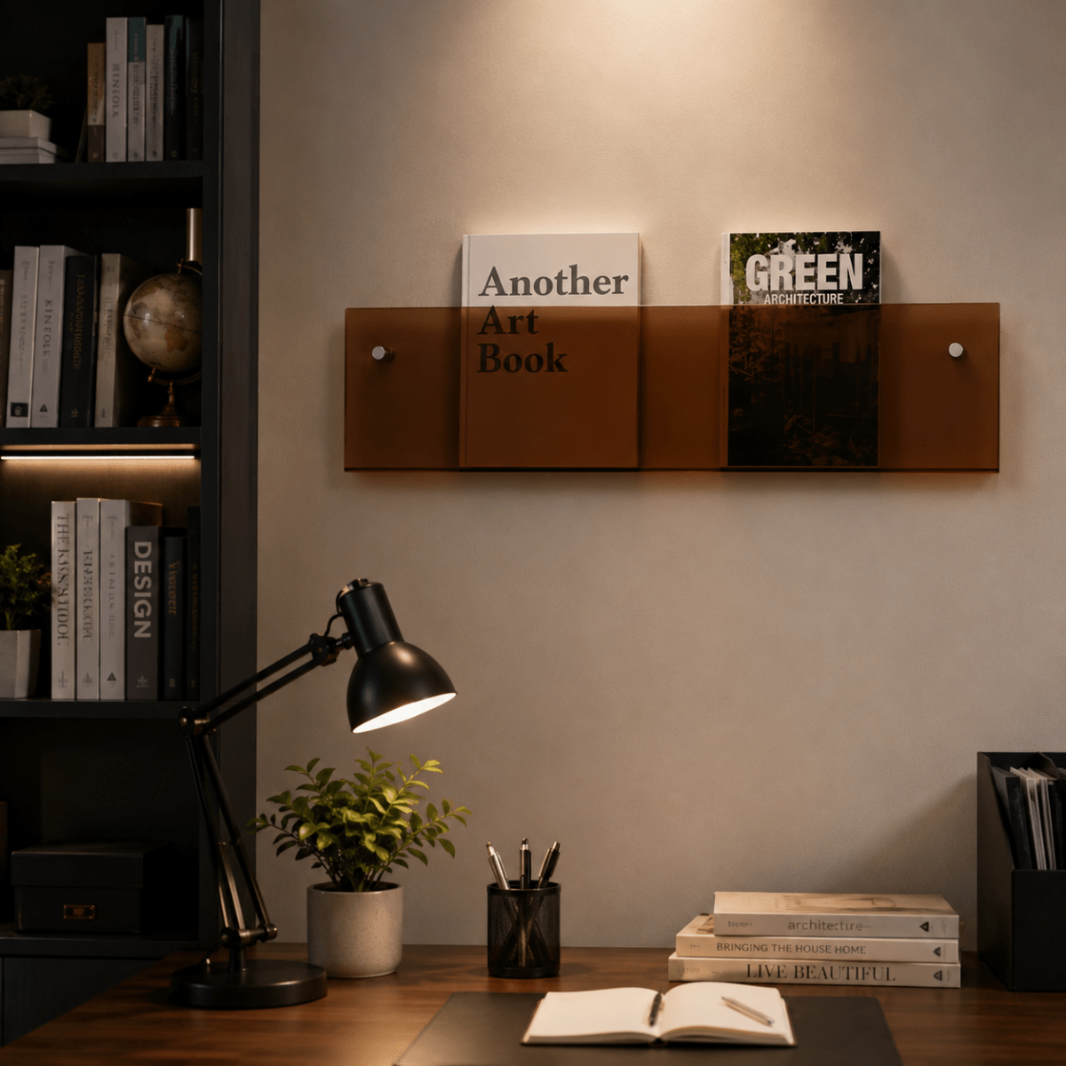 Sorella Wandzeitschriftenhalter - Minimalistisches Design, Platzsparend 6