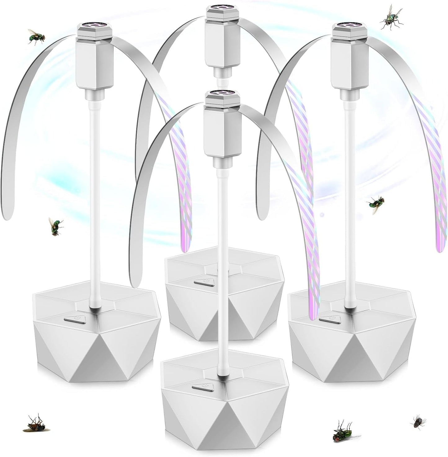 Tavio Tischventilator - Leise, Tragbar mit Verstellbarem Hals und Fliegenabwehr 4