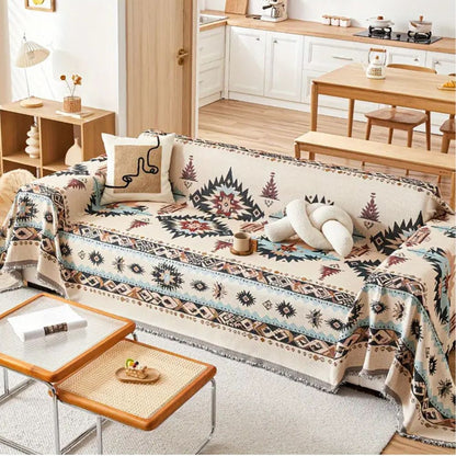 Triton Sofabezug - Hochwertiger Chenille, Bohemian-Stil für 2-4-Sitzer Sofas 5
