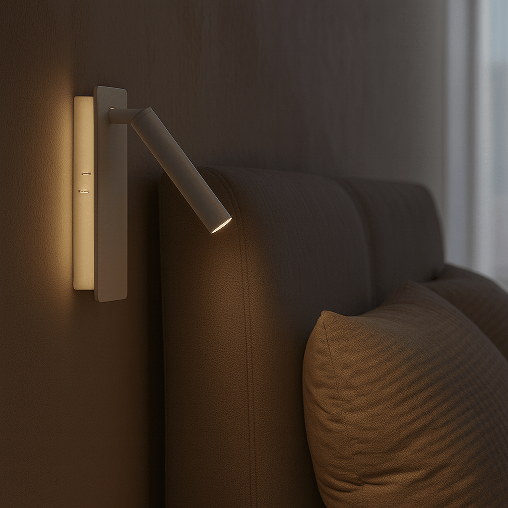 Twirllite Wandleuchte - LED, Drehbar und Einstellbare Helligkeit 0