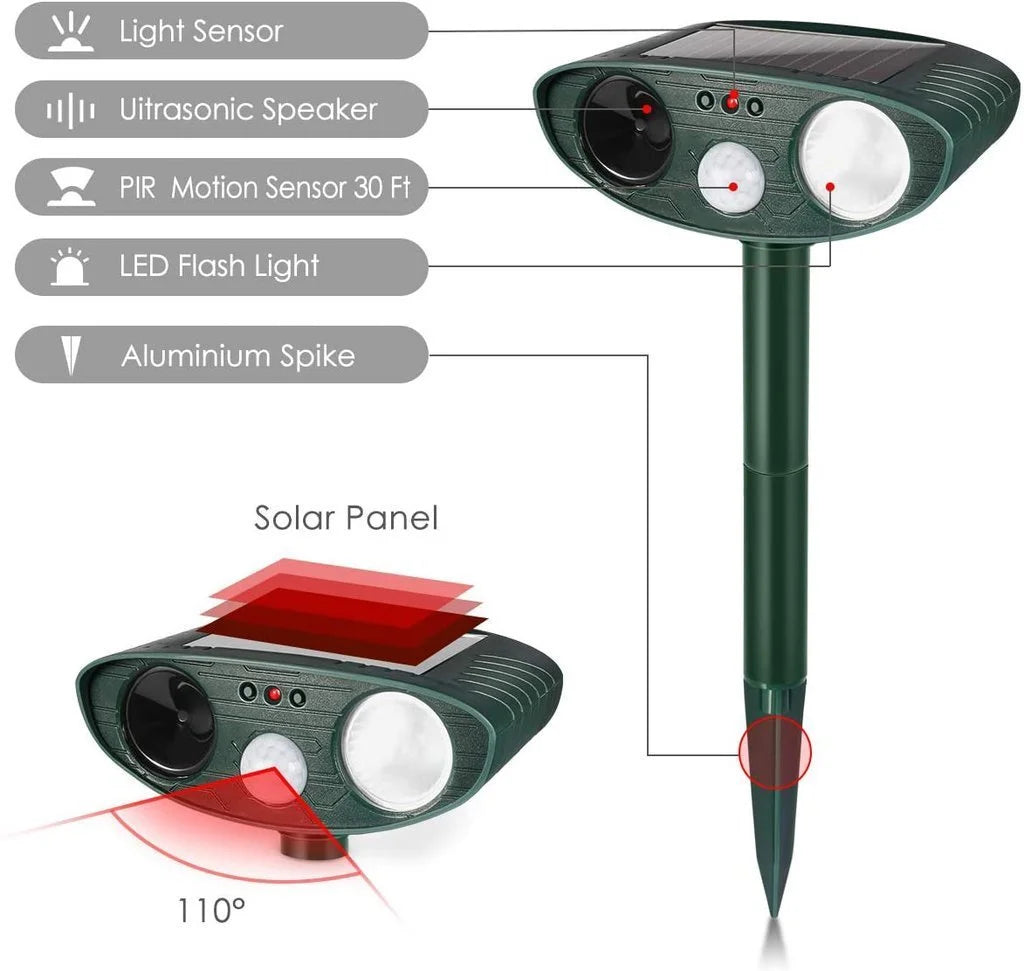 Ultrasol Hirschvertreiber - Solarbetrieben, Effektiv gegen Schädlinge 6