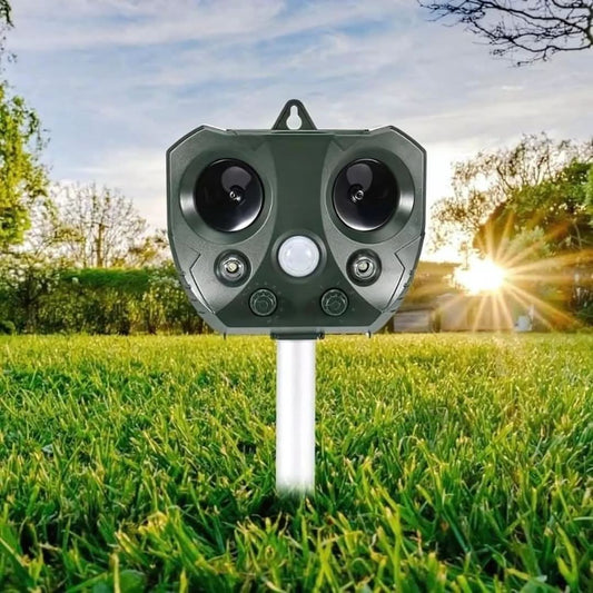 Ultrasono Tiervertreiber - Solar, Wetterfest, PIR-Sensor 0