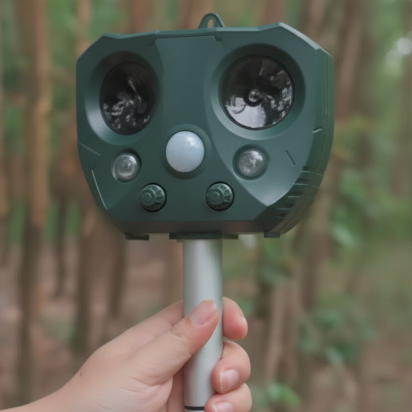 Ultrasono Tiervertreiber - Solar, Wetterfest, PIR-Sensor 1