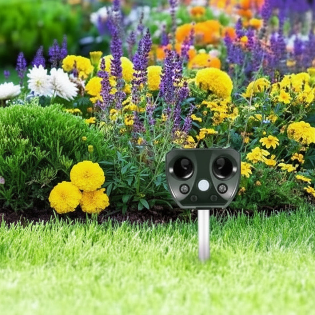 Ultrasono Tiervertreiber - Solar, Wetterfest, PIR-Sensor 3