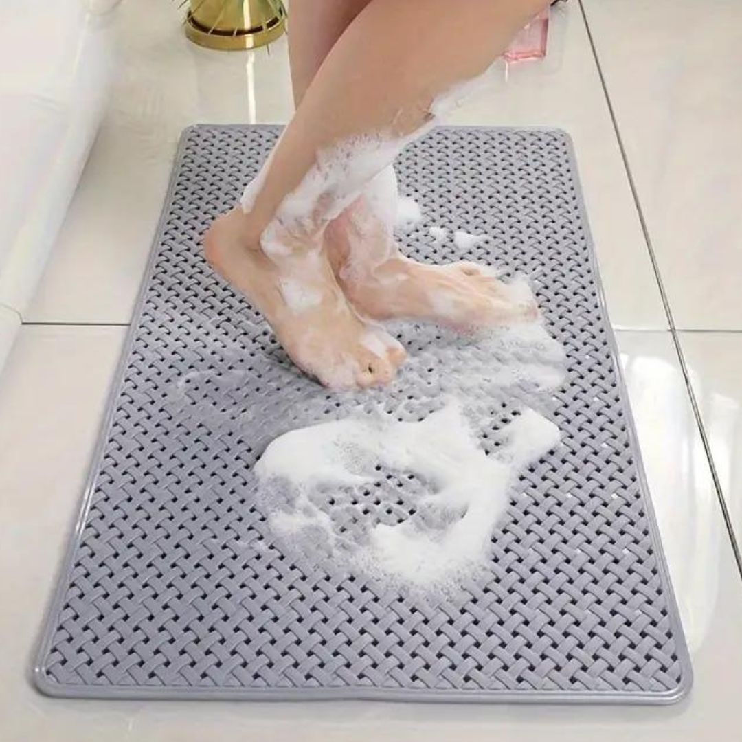 AquaShield™ - Badewannenmatte Antirutsch - Saugnapf Design - Sichere Badezimmermatte