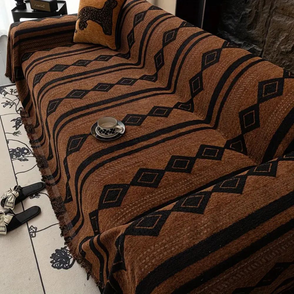 Vela Sofabezug - Mikrofaser, Boho-Stil und Schutz 0