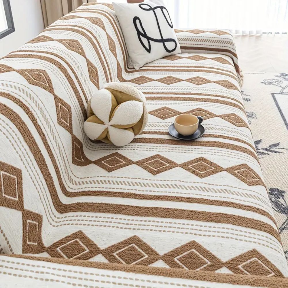 Vela Sofabezug - Mikrofaser, Boho-Stil und Schutz 7