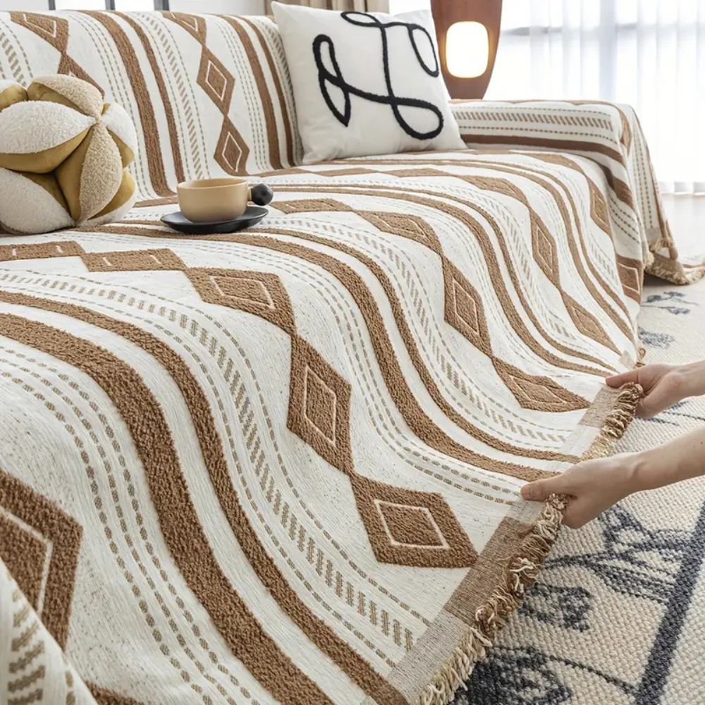 Vela Sofabezug - Mikrofaser, Boho-Stil und Schutz 8