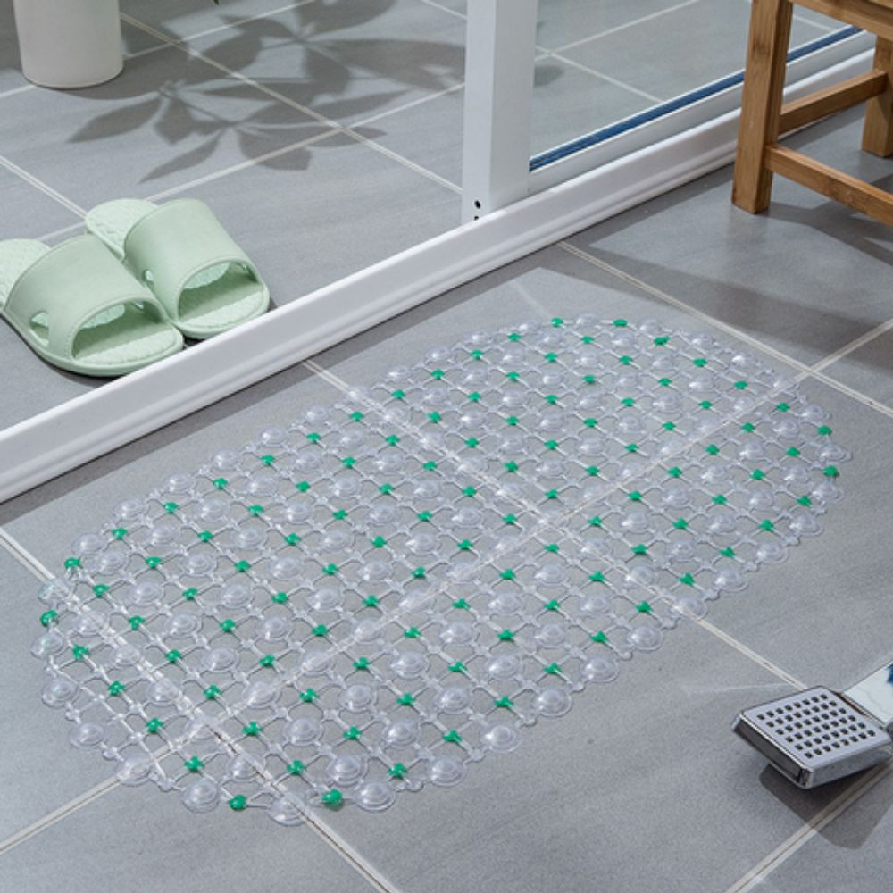 Velfra Duschmatte Rutschfest - PVC, Flexibel und Antirutschmatte für Dusche 0