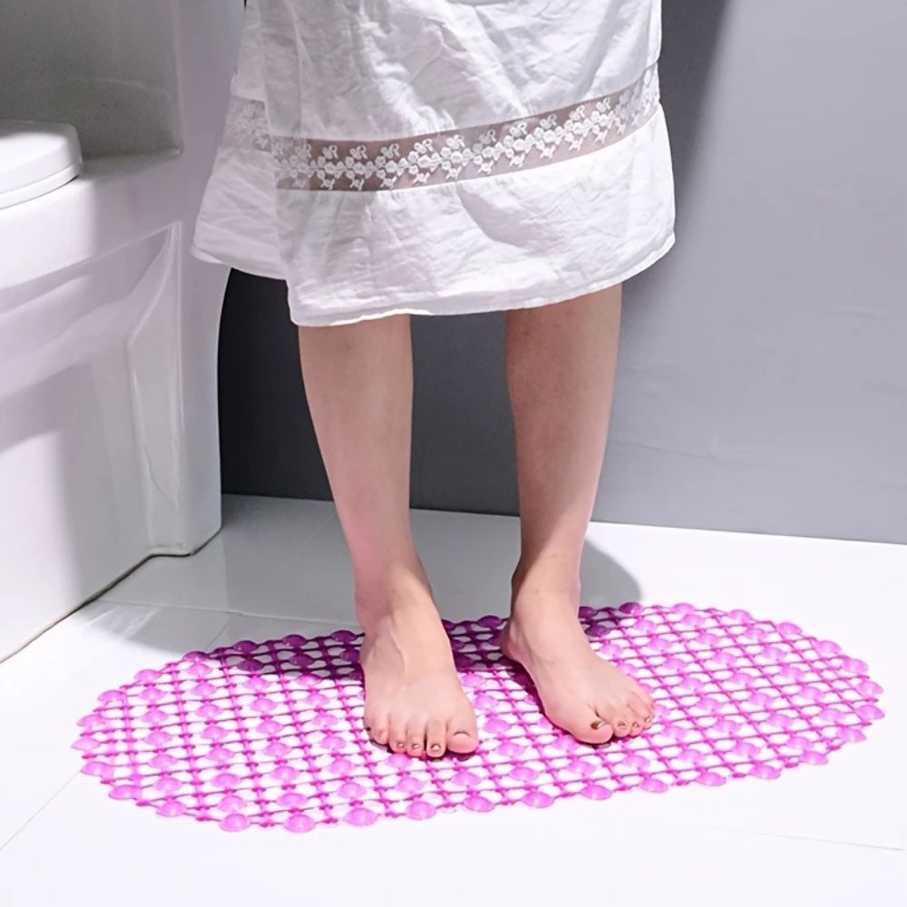 Velfra Duschmatte Rutschfest - PVC, Flexibel und Antirutschmatte für Dusche 2
