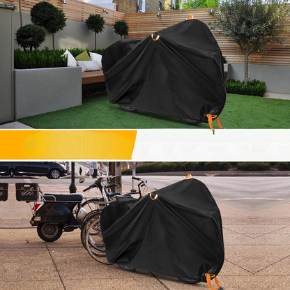 VeloGuard Fahrradabdeckung - Wasserdichtes 210D-Oxford-Gewebe, Robust und Wetterfest 4