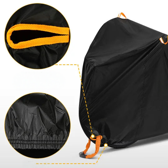 VeloGuard Fahrradabdeckung - Wasserdichtes 210D-Oxford-Gewebe, Robust und Wetterfest 6