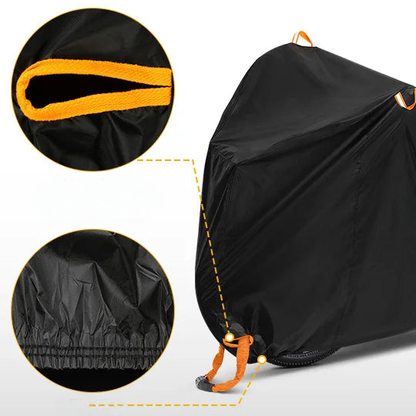 VeloGuard Fahrradabdeckung - Wasserdichtes 210D-Oxford-Gewebe, Robust und Wetterfest 6