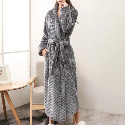Vento Bademantel - Weicher Fleece, Unisex für Damen und Herren 1