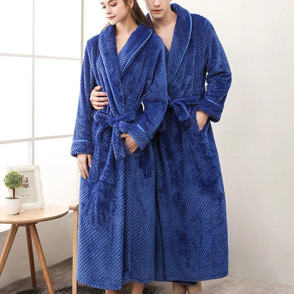 Vento Bademantel - Weicher Fleece, Unisex für Damen und Herren 11