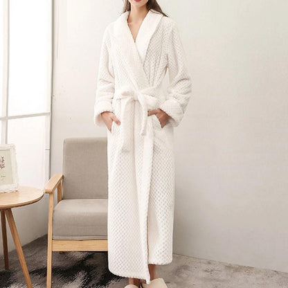 Vento Bademantel - Weicher Fleece, Unisex für Damen und Herren 7