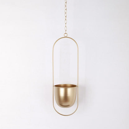 Vero Wand-Pflanzenhalter - Eisen, Minimalistisch mit Verstellbarer Kette 10