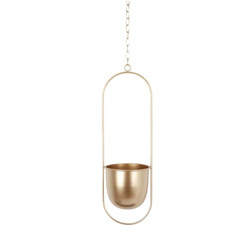 Vero Wand-Pflanzenhalter - Eisen, Minimalistisch mit Verstellbarer Kette 11