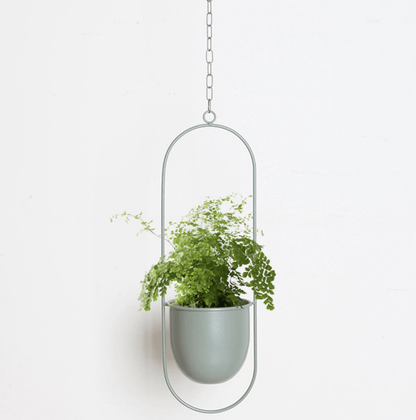 Vero Wand-Pflanzenhalter - Eisen, Minimalistisch mit Verstellbarer Kette 8