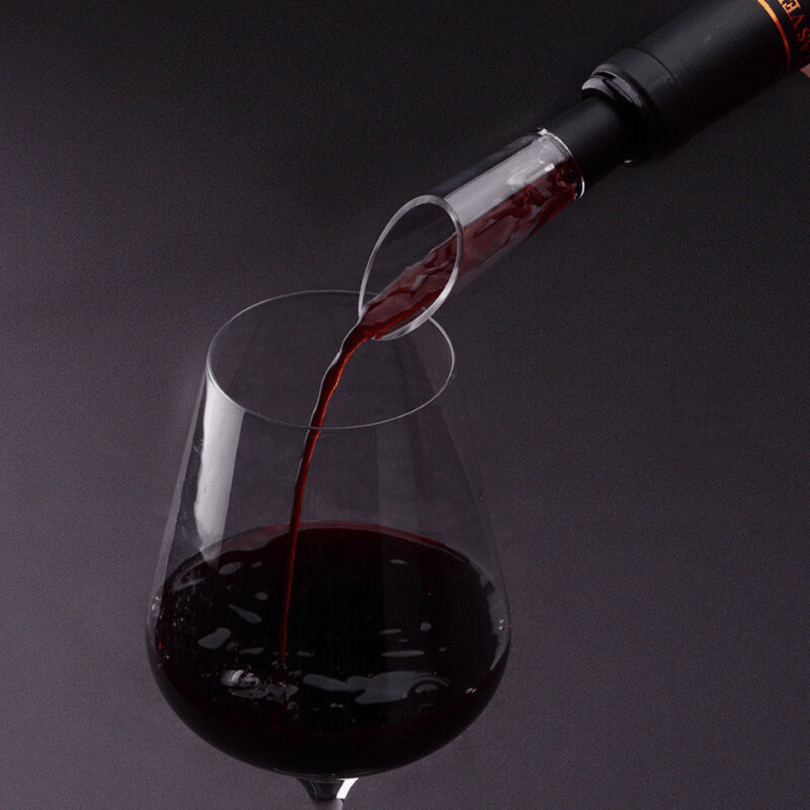 VinoLux Elektrischer Korkenzieher - 4-in-1 Set mit Folienschneider und Vakuumverschluss 1