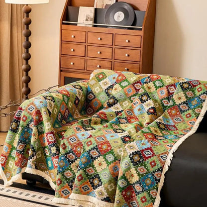 Zahara Sofabezug - Geometrisches Mikrofaserdesign, Boho-Stil 5