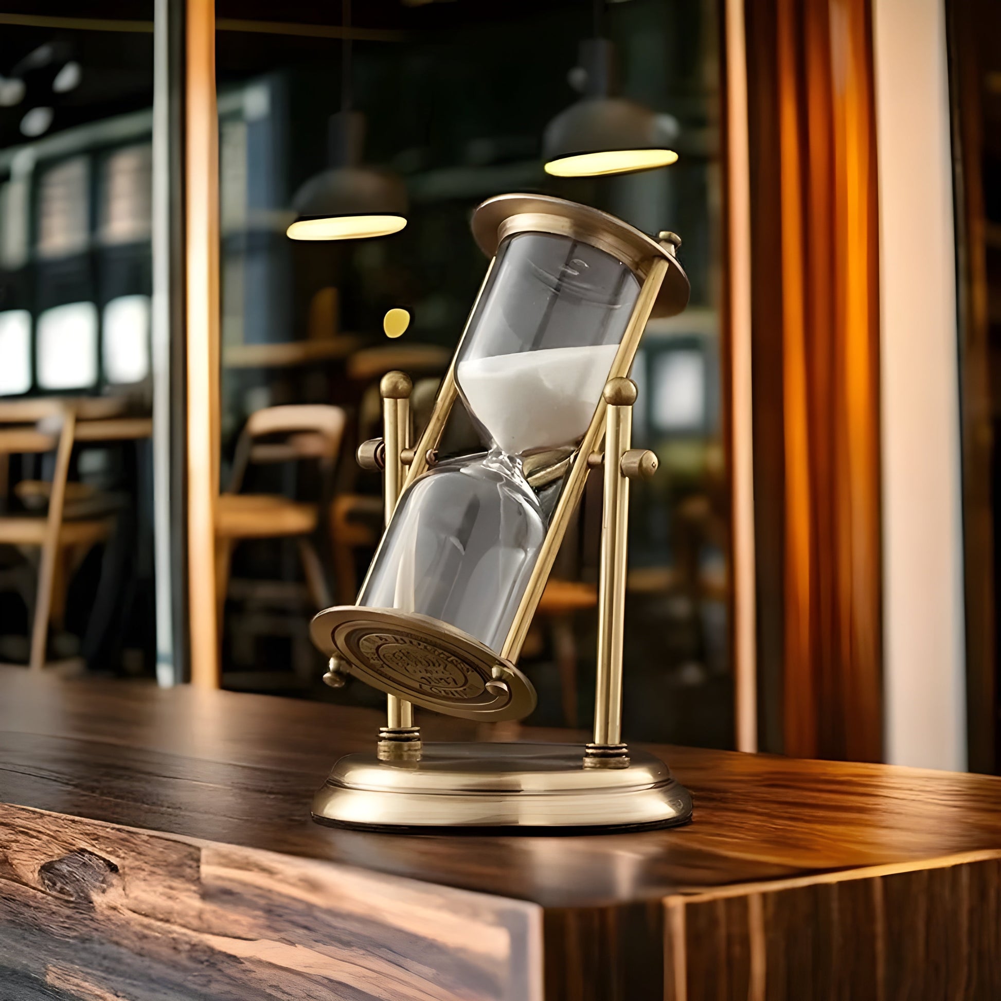 Zara Sanduhr - Glas und Messing, 15 Minuten Timer 5