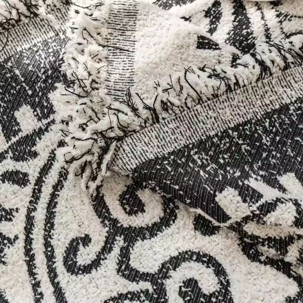 Ziera Sofabezug - Weiche Mikrofasermischung, Ornamentales Jacquarddesign 5