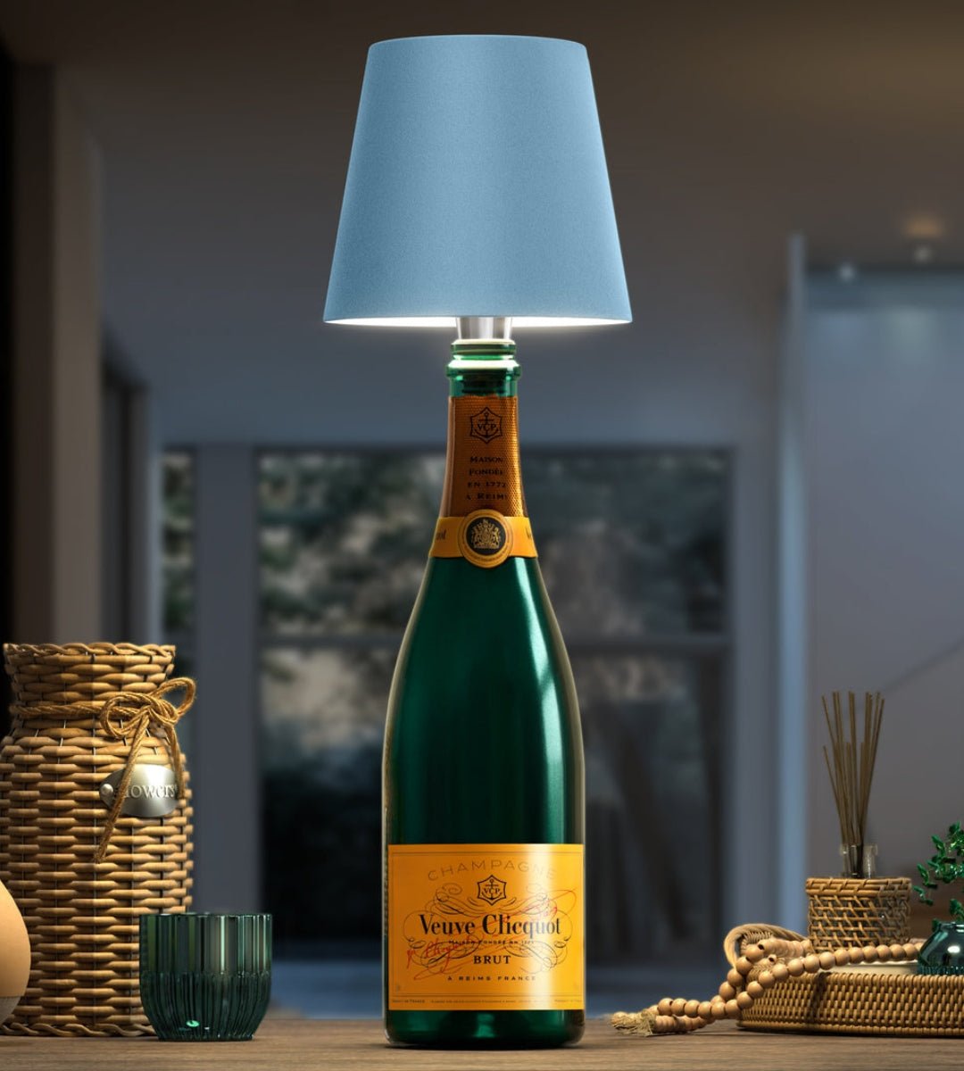 BottleGlow™ - LED Flaschenlampe Kabellos - USB Aufladbar - Dekorative Tischbeleuchtung