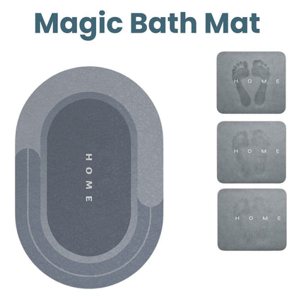 DryStep™ - Badematte Stein - Modern Stil - Schnell Trocknende Oberfläche
