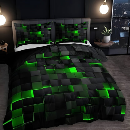 NeoGrid™ - Bettwäsche Set - Geometrisches Design - Modernes Schlafzimmer Set